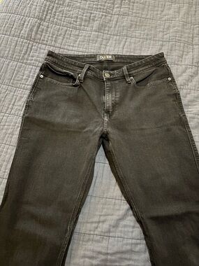 DU/ER jeans, black, relaxed fit, men’s 34 x 32